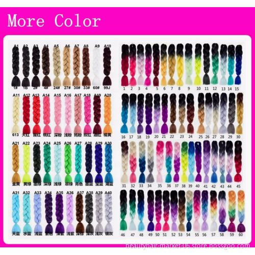 synthetic hair colored 30strands ombre spring twist curl hair weave crochet braid